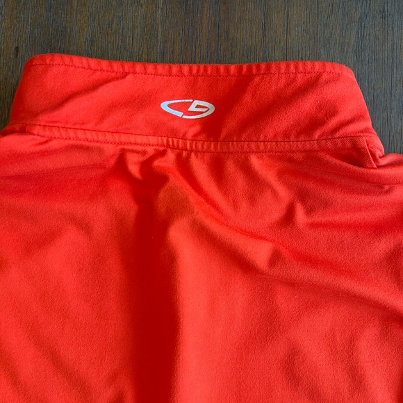 Champion Men’s XL Performance 1/4 Zip Pullover Orange w/ Gray Stitching - Picture 10 of 10